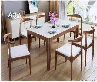 T08高级长方桌，胡桃色  1.35米带炉一桌四椅650元，现货11套。 - 六盘水28生活网 lps.28life.com