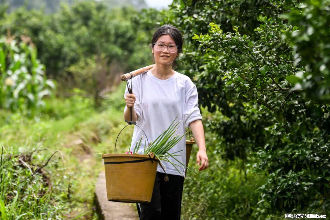 全网追的“扁担女孩”,找了一份暑假工,时薪12元 - 六盘水生活资讯 - 六盘水28生活网 lps.28life.com